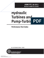 ASME PTC 18-2011-Hydraulic Turbines and Pump-Turbines-Performance Test Codes
