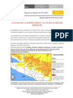 aviso regional N°003 lluvias