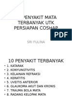 10 Penyakit Mata Terbanyak Utk Persiapan Coshap