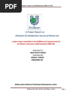 Download Project HUL by Arvind Yadav by Arif Khan SN28622707 doc pdf