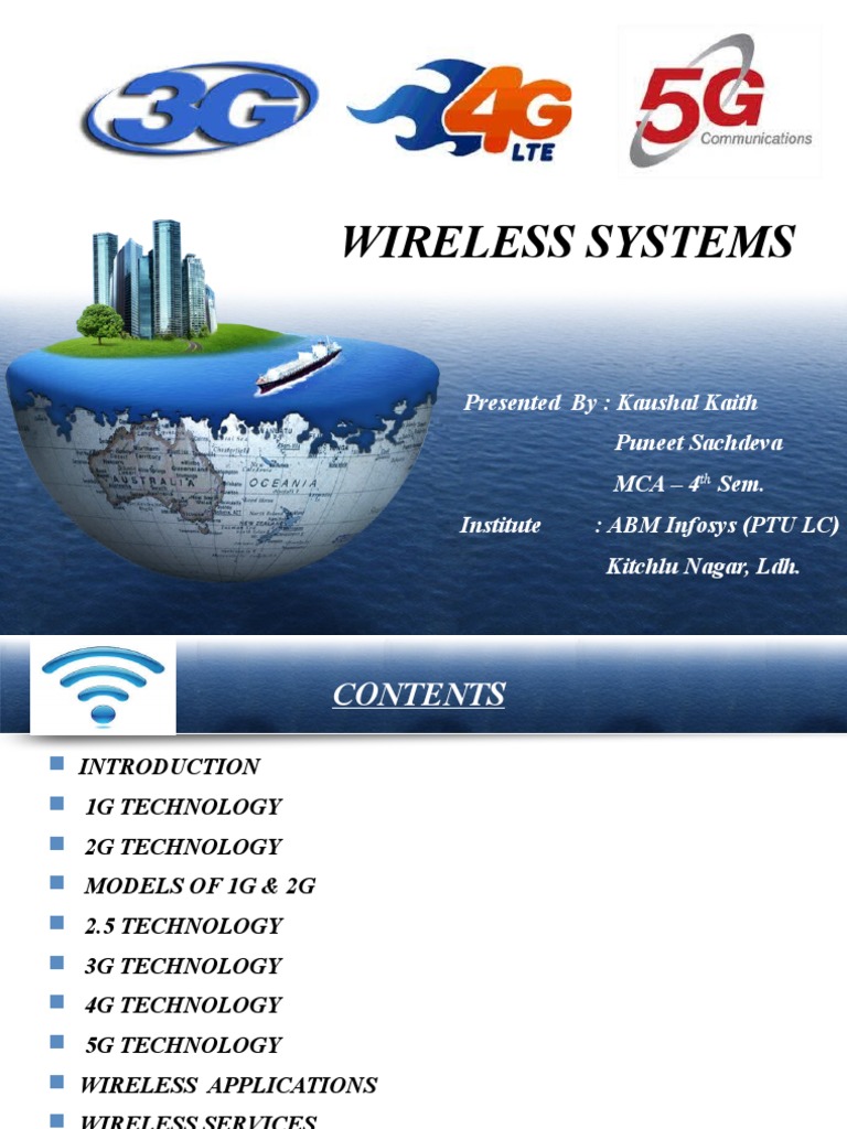 Evolution of Wireless Technology: 1G to 5G | PDF | 3 G | 4 G