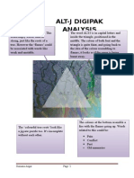 ALT-J Digipak Analysis