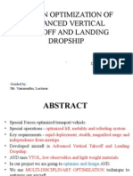 Multi Discipilinary Optimization of Advanced Vertical Takeoff and Landing Dropship