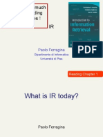 Nowadays IR Is Much More Than Building Search Engines !: Paolo Ferragina