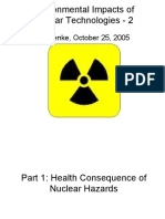 Environmental Impacts of Nuclear Technologies - 2: Bill Menke, October 25, 2005