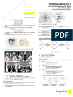 Ophthalmology - Ocular Manifestations (Dr. Barja)