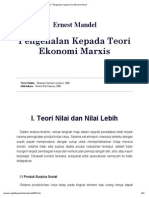 Ernest Mandel - Pengenalan Kepada Teori Ekonomi Marxis