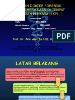 179854838 Crime Scene Investigation Peranan Dokter Forensik Dalam Pemeriksaan Tempat Kejadian Perkara TKP Pptx