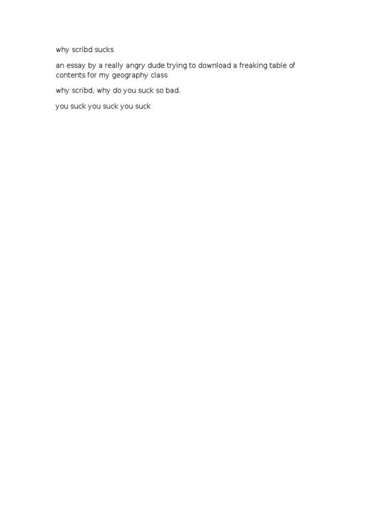 Why Scribd Is Frustrating Users | PDF | General Fiction