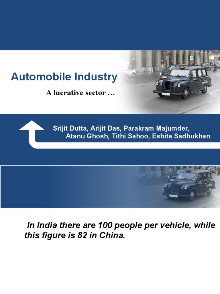 Auto Industry Analysis PDF Car Economies