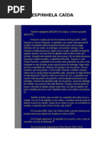 ESPINHELA CAÍDA