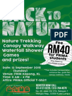 Nature Trekking Canopy Walkway Waterfall Shower Games and Prizes!