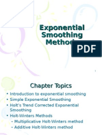 Exponential Smoothing Methods