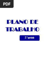 Plano de trabalho - 2.º período