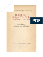 El Derecho Mercantil en La América Latina