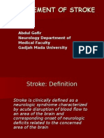 Management of Stroke-Mei2012