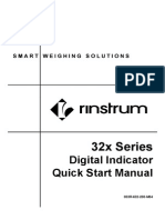 Digital Indicator Quick Start Manual: 32x Series