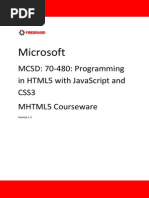 MCSD Web Applications Html5