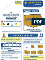 Container metálico para armazenagem