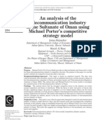 Rajasekar & Mueid, 2013 - An Analysis of The Telecommunication Industry in The Sultanate of Oman Using Michael Porter's Competitive Strategy Model