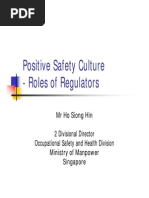 Positive Safety Culture - Singapore