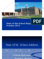 State of School October 2015