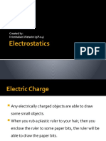 Electrostatics: Created By: Krisnhaliani Wetarini (9P-04)