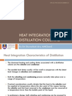 Heat Ingeration of Distillation Columns