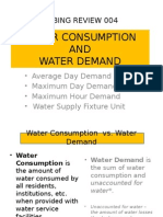 4 Water Consumption & Water Demand