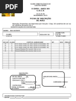 Clube Ornitológico de Castro Verde - Inscrição Ind