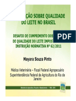 Legislacao Sobre Qualidade Do Leite No Brasil Mayara Souza Pinto