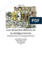 Los Acuerdos Bélicos en La Antigua Grecia