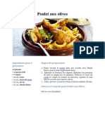Poulet Aux Olives PDF