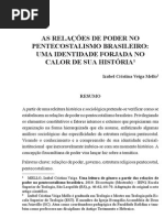 Mello, Izabel Cristina Veiga - As Relacoes de Poder no Pentecostalismo Brasileiro.pdf
