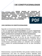 Introdução Ao Controle de Constitucionalidade