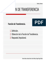 Tema Control - Funcion de Transferencia