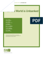 Half The World Is Unbanked: Financial Access Initiative