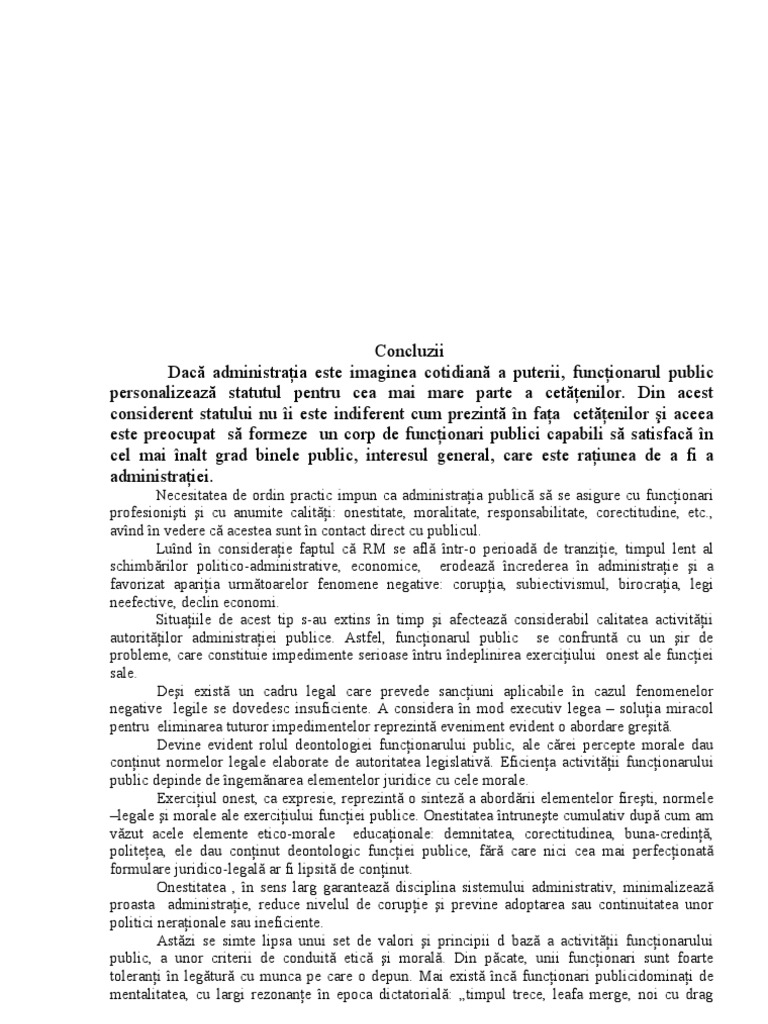 Concluzii 1 | PDF