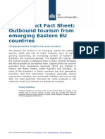 CBI Product Factsheet: Outbound tourism from emerging Eastern EU countries