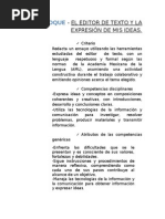 Mi competencia inicial de word