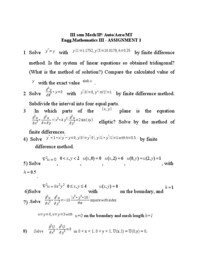 Asignment 1 Maths | PDF