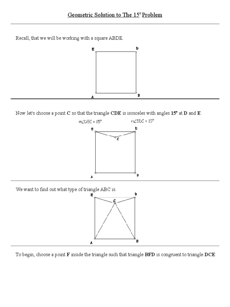 Geometric Proof for Math Enthusiasts | PDF | Teaching Methods & Materials