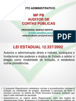 Mp Pb Lei Estad n 12337 2002 Mp Pb Audit de Conta Publi Intensivao Completo