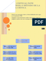 CPM (Critical Path Method) Trabajo de Analisis Grupo II BTC