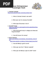 Download Famous Entrepreneur Scavenger Hunt by dustlandfairy SN286330586 doc pdf