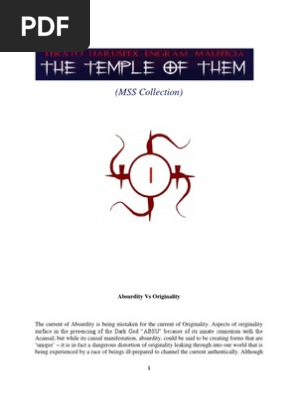 Temple Of Them Mss Collection Magic Paranormal Causality
