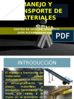 Manejo y Transporte de Materiales