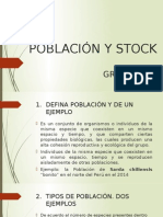 Población y Stock