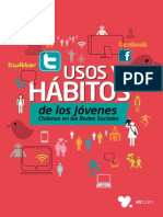 Usos y Habitos de Los Jovenes en Las Redes Sociales. VTR Estudios.