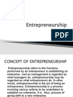 Entrepreneurship